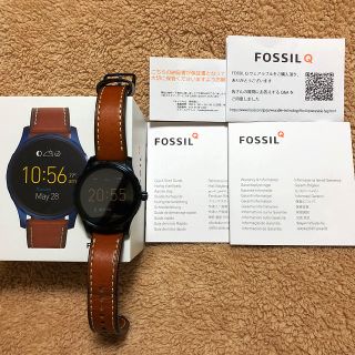 フォッシル(FOSSIL)の【美品】フォッシル FOSSIL 腕時計 Q MARSHAL スマートウォッチ(腕時計(デジタル))