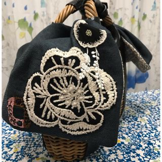 ミナペルホネン(mina perhonen)のミナペルホネン  バスケットカバー ハンドメイド リバーシブル リバティ(その他)