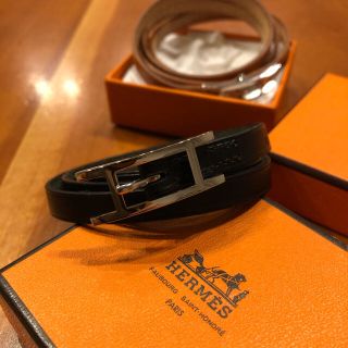 エルメス(HERMES)のYURI様専用 HERMES レザーブレスレット(ブレスレット/バングル)