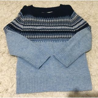 エイチアンドエム(H&M)の【着用1度のみ】H&M ニット セーター 2-4y(ニット)