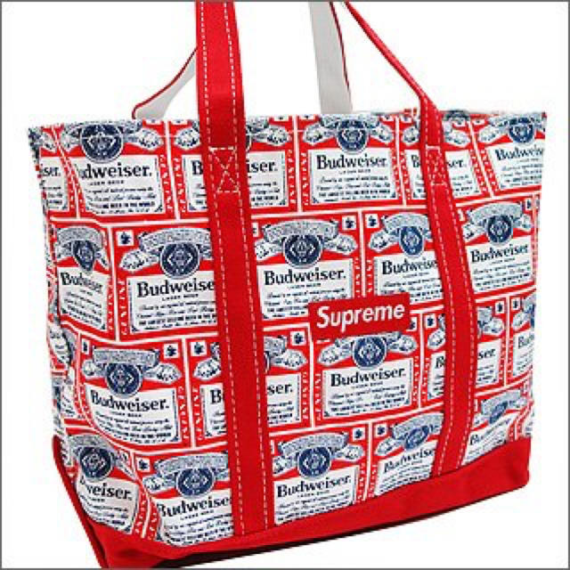 09SS Supreme Budweiser Canvas Tote Bag | svetinikole.gov.mk