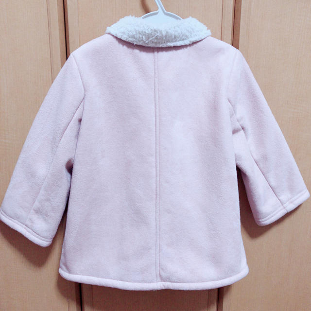 ダッフルコート 100cm ピンク キッズ/ベビー/マタニティのキッズ服女の子用(90cm~)(コート)の商品写真