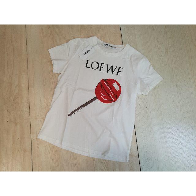 LOEWE - LOEWE ロゴ刺繍 半袖Tシャツの通販 by $カレン$'s shop｜ロエベならラクマ
