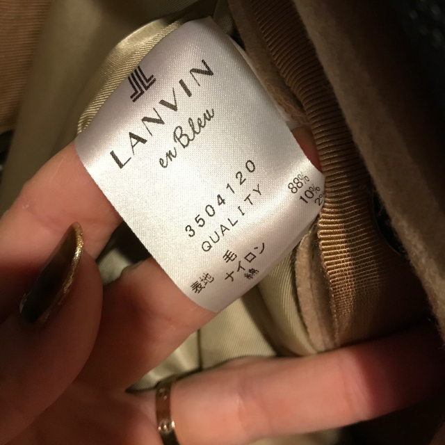 LANVIN en Bleu(ランバンオンブルー)のランバン オン ブルー コート レディースのジャケット/アウター(ロングコート)の商品写真