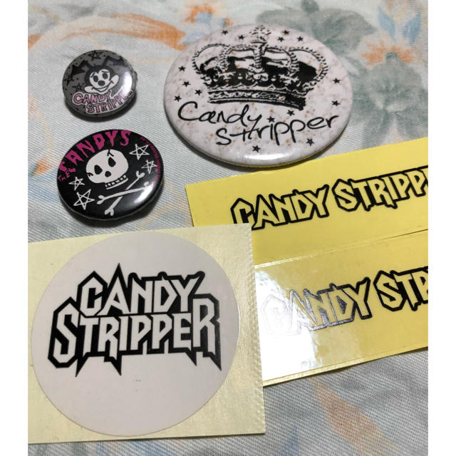 Candy Stripper(キャンディーストリッパー)のCandy Stripper 缶バッジ ステッカー レディースのファッション小物(その他)の商品写真