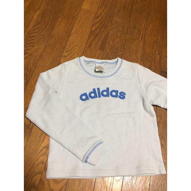 adidas(アディダス)のアディダス トレーナー 120 キッズ/ベビー/マタニティのキッズ服女の子用(90cm~)(Tシャツ/カットソー)の商品写真