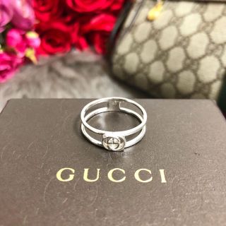 グッチ(Gucci)のGUCCI  グッチ インターロッキング シルバーリング マーモント 23号(リング(指輪))