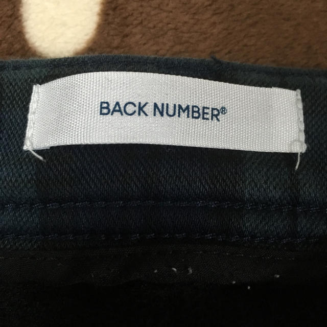 BACK NUMBER(バックナンバー)のライトオン バックナンバー 裏起毛 チェックパンツ レディースのパンツ(カジュアルパンツ)の商品写真