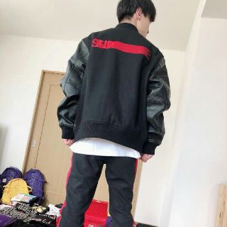 Supreme - Supreme Motion Logo Varsity Jacketの通販｜ラクマ