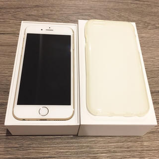 アイフォーン(iPhone)のiPhone 6 Gold 16 GB au(スマートフォン本体)