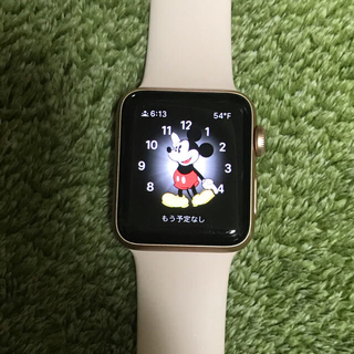 アップルウォッチ(Apple Watch)のapple  watch Series3 38ミリ GPSモデル(腕時計)