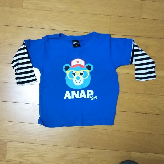 ANAP Kids(アナップキッズ)の男の子用長袖95 キッズ/ベビー/マタニティのキッズ服男の子用(90cm~)(Tシャツ/カットソー)の商品写真