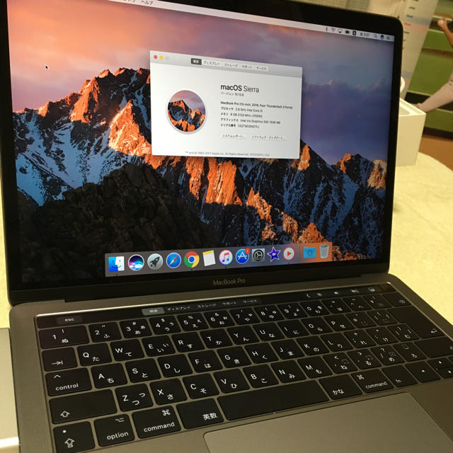 【美品】MacBookPro 13-inch,2016 TouchBar 搭載PC/タブレット