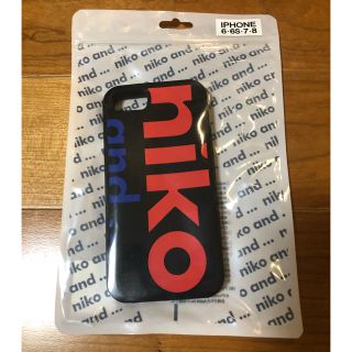 ニコアンド(niko and...)の新品・未開封 ニコアンド iPhoneケース ブラック(iPhoneケース)