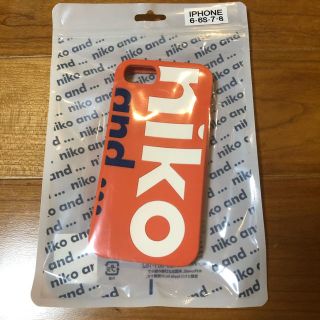 ニコアンド(niko and...)の新品・未開封 ニコアンド iPhoneケース オレンジ (iPhoneケース)