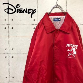 ディズニー(Disney)の【激レア】 ディズニー ミッキー デカロゴ ナイロンジャケット ビッグサイズ (ナイロンジャケット)