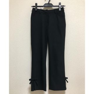 トゥービーシック(TO BE CHIC)のTO BE CHIC 36 トリアセテートパンツ(クロップドパンツ)