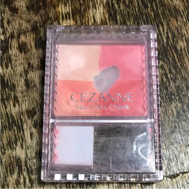 CEZANNE（セザンヌ化粧品）(セザンヌケショウヒン)のセザンヌ ミックスカラーチーク02(コーラル系) コスメ/美容のベースメイク/化粧品(チーク)の商品写真