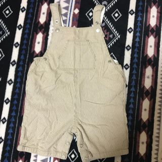 プチバトー(PETIT BATEAU)の80cm オーバーオール サロペット(カバーオール)