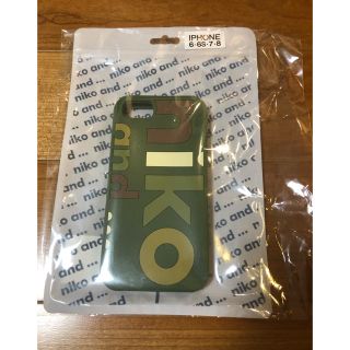 ニコアンド(niko and...)の新品・未開封 ニコアンド iPhoneケース カーキ (iPhoneケース)