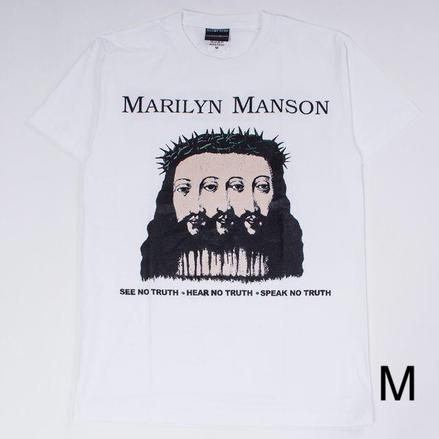 Marilyn Manson “NO TRUTH” Tシャツ Mサイズ メンズのトップス(Tシャツ/カットソー(半袖/袖なし))の商品写真