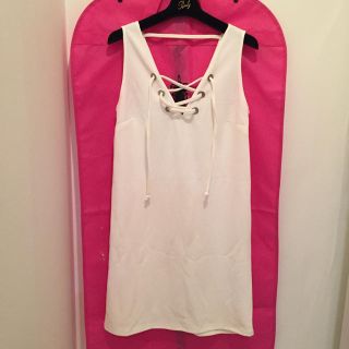 ベルシュカ(Bershka)の♡新品未使用♡ベルシュカ♡レースアップ ワンピ♡(ミニワンピース)