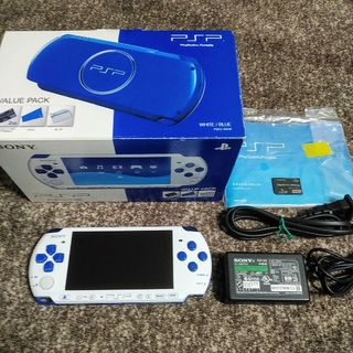 プレイステーションポータブル(PlayStation Portable)のy.ccb様へ PSP 3000 ブルー バリューパック 限定品(携帯用ゲーム機本体)