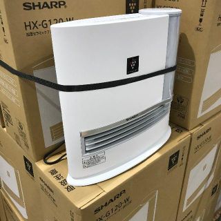 シャープ(SHARP)の専用です 加湿セラミックファンヒーター HX-G120-W ホワイト(加湿器/除湿機)