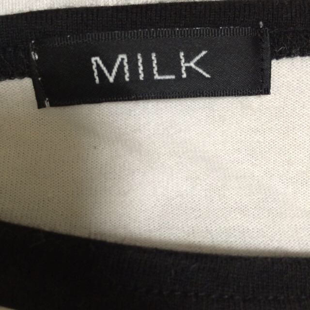 MILK(ミルク)のおMILK♡ラグランTシャツ レディースのトップス(Tシャツ(長袖/七分))の商品写真