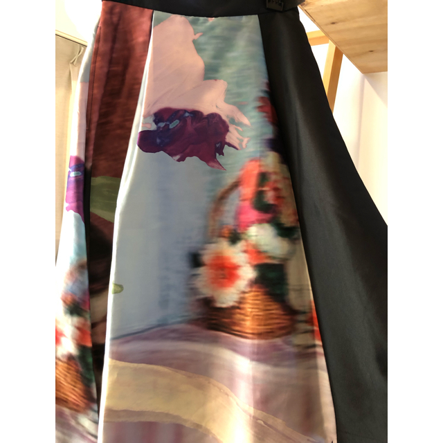Ameri VINTAGE(アメリヴィンテージ)のAmeri♡EMILIA TUCK SKIRT✩*॰ レディースのスカート(ロングスカート)の商品写真
