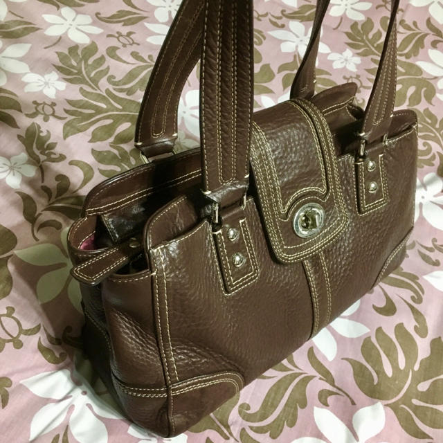 COACH(コーチ)の【COACH】コーチ オール本革レザーハンドバッグ レディースのバッグ(ハンドバッグ)の商品写真