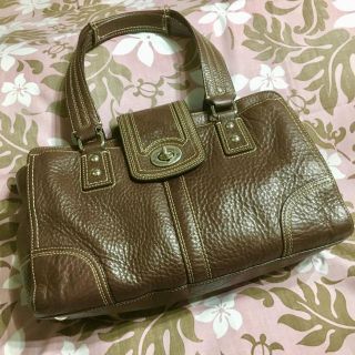 コーチ(COACH)の【COACH】コーチ オール本革レザーハンドバッグ(ハンドバッグ)