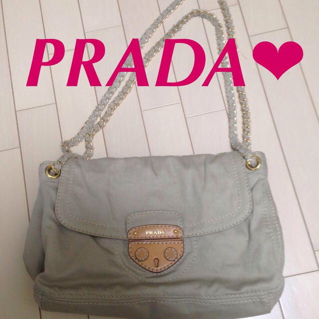 PRADA(プラダ)のPRADA♡デニムチェーンバッグ レディースのバッグ(ショルダーバッグ)の商品写真