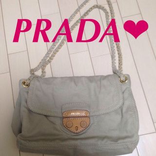 プラダ(PRADA)のPRADA♡デニムチェーンバッグ(ショルダーバッグ)