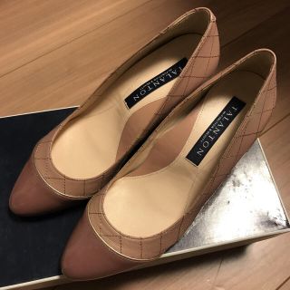 ダイアナ(DIANA)の【値下げ】★新品★ダイアナ ピンク 本革 パンプス 23.5(ハイヒール/パンプス)