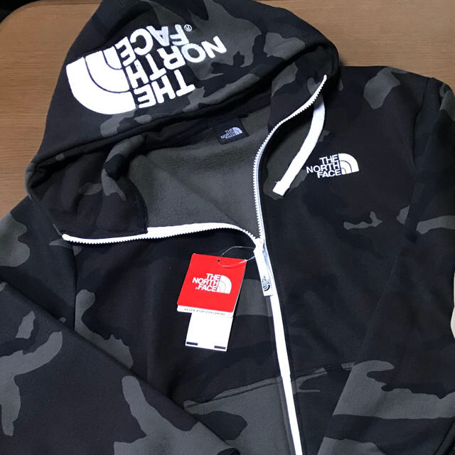 THE NORTH FACE カモフラ パーカー  ボックスロゴ 希少