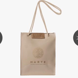 marte ロゴバッグ bag チョコレート