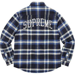 シュプリーム(Supreme)のSupreme Quilted Arc Logo Flannel Shirt(シャツ)