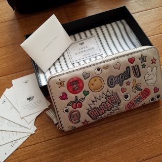 アニヤハインドマーチ(ANYA HINDMARCH)のアニヤ・ハインドマーチ  ☆ファスナー長財布(財布)