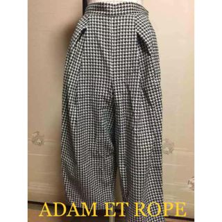 アダムエロぺ(Adam et Rope')の【美品】★ADAM ET ROPE/アダムエロペ★半端丈ワイドパンツ(クロップドパンツ)