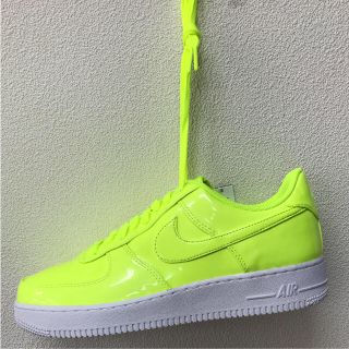 ナイキ(NIKE)のナイキ エアフォース1 07 イエロー ピンク 28cm(スニーカー)