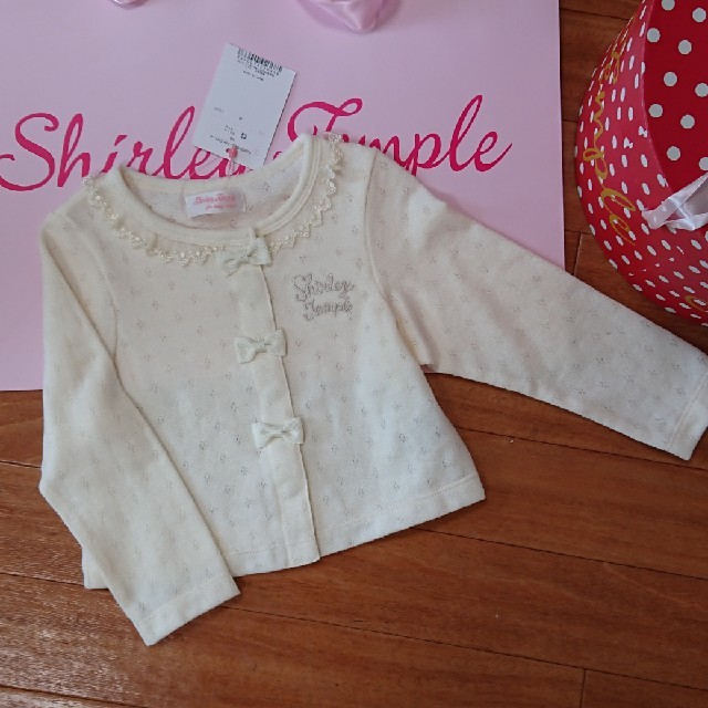 Shirley Temple(シャーリーテンプル)の新品タグ付きシャーリーテンプルカーディガン キッズ/ベビー/マタニティのキッズ服女の子用(90cm~)(カーディガン)の商品写真