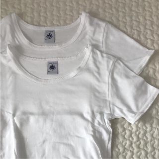 PETIT BATEAU - 8ans◎ ポワンココット半袖Ｔシャツ２枚組の通販 ...