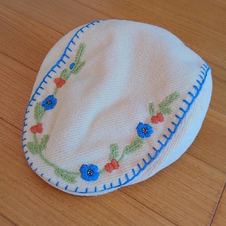 カシラ(CA4LA)の秋冬 刺繍ハンチング帽(ハンチング/ベレー帽)