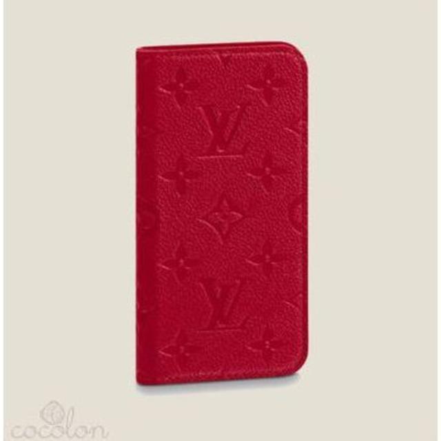 LOUIS VUITTON(ルイヴィトン)の新品[Louis Vuitton]iPhone X XS フォリオ M63588 スマホ/家電/カメラのスマホアクセサリー(iPhoneケース)の商品写真