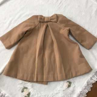 ベビーギャップ(babyGAP)の値下げ❗️baby gap リボンコート 80cm 女の子 人気(ジャケット/コート)