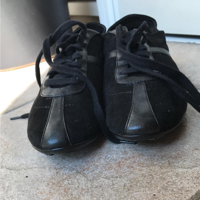 Cole Haan(コールハーン)のコールハーン ブラック スニーカー 中古 6 2/1B レディースの靴/シューズ(スニーカー)の商品写真