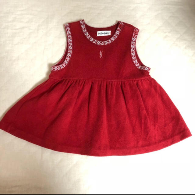 Saint Laurent(サンローラン)のイブサンローラン ワンピース キッズ/ベビー/マタニティのキッズ服女の子用(90cm~)(ワンピース)の商品写真