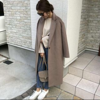 blate 上質ロングチェスターコート モカ ZARA