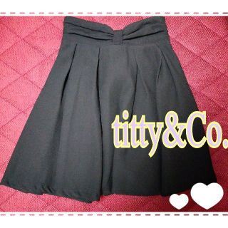 ティティアンドコー(titty&co)のティティ　フレアスカート(ミニスカート)